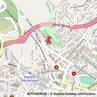 Mappa Via Arturo Capone,  10, 84125 Salerno, Salerno (Campania)