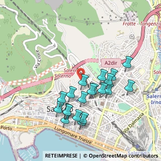 Mappa Via Alberto Bolognetti, 84125 Salerno SA, Italia (0.495)