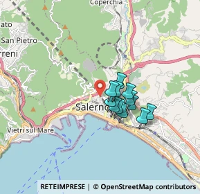 Mappa Via Alberto Bolognetti, 84125 Salerno SA, Italia (1.17)