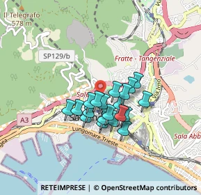 Mappa Via Alberto Bolognetti, 84125 Salerno SA, Italia (0.642)