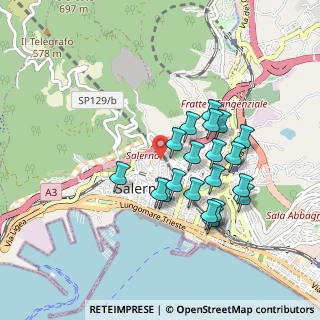 Mappa Via Alberto Bolognetti, 84125 Salerno SA, Italia (0.867)