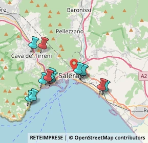 Mappa Via Alberto Bolognetti, 84125 Salerno SA, Italia (3.69)