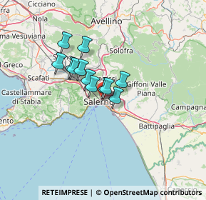 Mappa Via Pietro da Acerno, 84126 Salerno SA, Italia (9.1225)