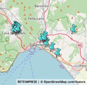 Mappa Via Pietro da Acerno, 84126 Salerno SA, Italia (4.5245)