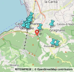 Mappa Via Tuoro a Monte Coppola, 80053 Castellammare di Stabia NA, Italia (1.66417)