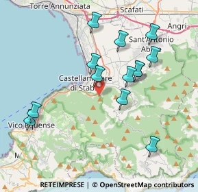 Mappa Via Tuoro a Monte Coppola, 80053 Castellammare di Stabia NA, Italia (4.10769)