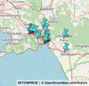 Mappa Via Michele de Angelis, 84126 Salerno SA, Italia (8.98867)
