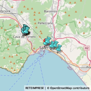 Mappa Via Fra Generoso, 84125 Salerno SA, Italia (3.93278)