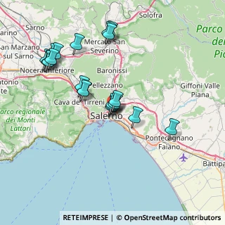 Mappa Via S. Giovanni Bosco, 84126 Salerno SA, Italia (7.877)
