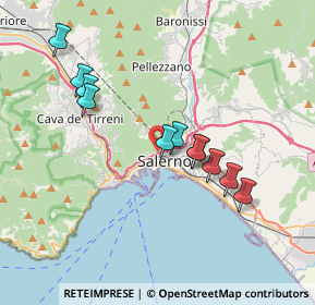 Mappa Località Croce, 84125 Salerno SA, Italia (3.62)