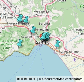 Mappa Località Croce, 84125 Salerno SA, Italia (5.115)