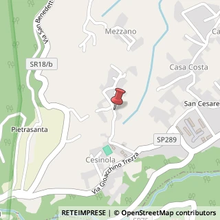 Mappa Via Cesinola, 11, 84013 Cava de' Tirreni, Salerno (Campania)