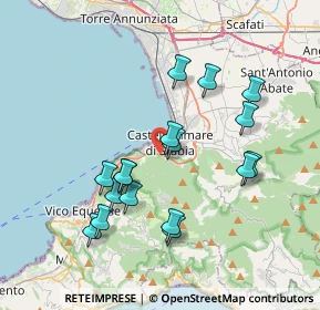 Mappa SS 145 Sorrentina km 10.10, 80053 Castellammare di Stabia NA (3.84824)