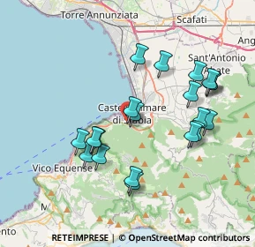 Mappa Via Fratte, 80053 Castellammare di Stabia NA, Italia (3.955)