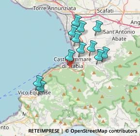Mappa Via Fratte, 80053 Castellammare di Stabia NA, Italia (3.40667)