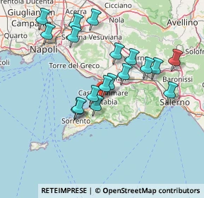 Mappa Via Fratte, 80053 Castellammare di Stabia NA, Italia (14.86389)