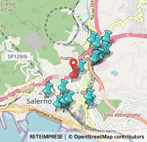 Mappa Via Salvatore Calenda, 84126 Salerno SA, Italia (0.869)