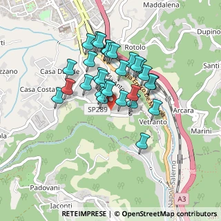 Mappa Via Paolina Craven, 84013 Cava de' Tirreni SA, Italia (0.38667)