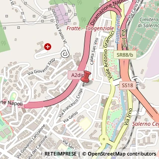 Mappa Via Generale Luigi Cadorna, 1, 84126 Cava de' Tirreni, Salerno (Campania)