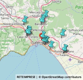 Mappa Via Generale Luigi Cadorna, 84126 Salerno SA, Italia (6.02063)