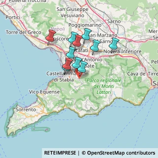Mappa Via Agerola, 80054 Gragnano NA, Italia (5.75364)