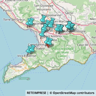 Mappa Via Carmine, 80054 Gragnano NA, Italia (7.3445)