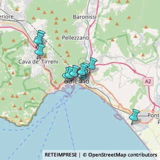 Mappa Via Prignano Bartolomeo, 84125 Salerno SA, Italia (2.93)