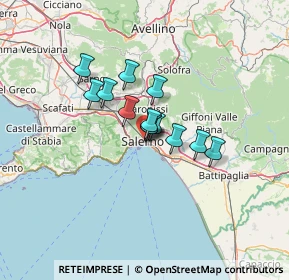 Mappa Mercato San Severino, 84125 Salerno SA, Italia (8.55154)