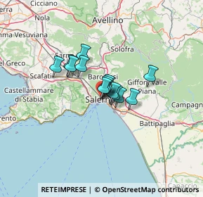 Mappa Mercato San Severino, 84125 Salerno SA, Italia (7.66571)