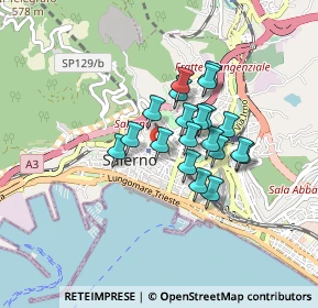 Mappa Via Prignano Bartolomeo, 84125 Salerno SA, Italia (0.6525)