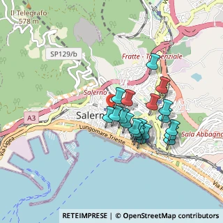 Mappa Via Prignano Bartolomeo, 84125 Salerno SA, Italia (0.8095)