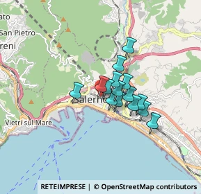 Mappa Via Prignano Bartolomeo, 84125 Salerno SA, Italia (1.11733)