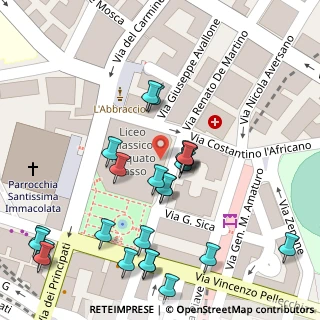 Mappa Via Carlo Alberto Alemagna, 84122 Salerno SA, Italia (0.05)