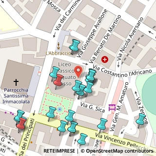 Mappa Via Costantino l'Africano, 84124 Salerno SA, Italia (0.05)