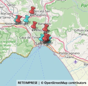 Mappa Via Costantino l'Africano, 84124 Salerno SA, Italia (4.93154)