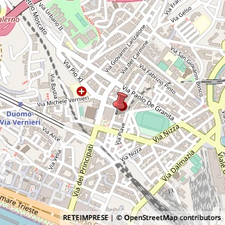 Mappa Via Carlo Alberto Alemagna, 2, 84122 Salerno, Salerno (Campania)
