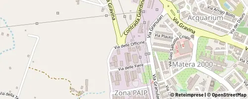 Mappa Matera