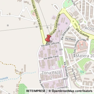 Mappa Via Savona, 45, 75100 Matera, Matera (Basilicata)