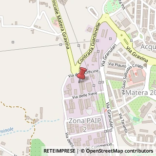 Mappa Via delle Fiere, 14, 75100 Matera, Matera (Basilicata)