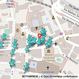 Mappa Via Gabriele D'Annunzio, 84100 Salerno SA, Italia (0.04074)