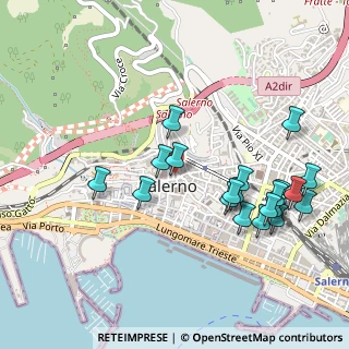 Mappa Via Romualdo II Guarna, 84125 Salerno SA, Italia (0.5625)