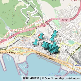 Mappa Via Romualdo II Guarna, 84125 Salerno SA, Italia (0.397)