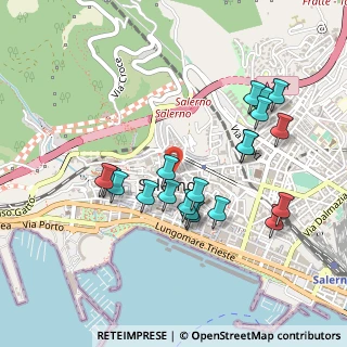 Mappa Via Romualdo II Guarna, 84125 Salerno SA, Italia (0.497)