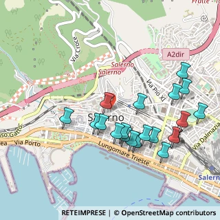 Mappa Via Romualdo II Guarna, 84125 Salerno SA, Italia (0.55)