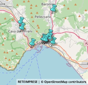 Mappa Via Romualdo II Guarna, 84125 Salerno SA, Italia (2.17)
