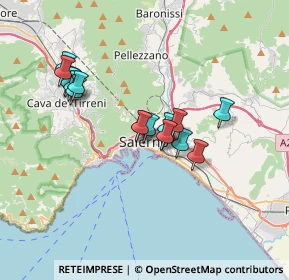 Mappa Via Romualdo II Guarna, 84125 Salerno SA, Italia (3.08471)