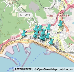 Mappa Via Romualdo II Guarna, 84125 Salerno SA, Italia (0.5175)