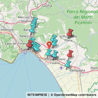 Mappa Strada Provinciale Staglio Tora, 84090 San Mango Piemonte SA, Italia (6.72105)