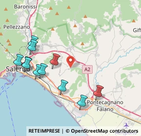 Mappa Via Altimari, 84133 Salerno SA, Italia (4.70545)