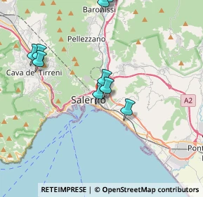 Mappa Via Alberto Ali, 84124 Salerno SA, Italia (4.90818)